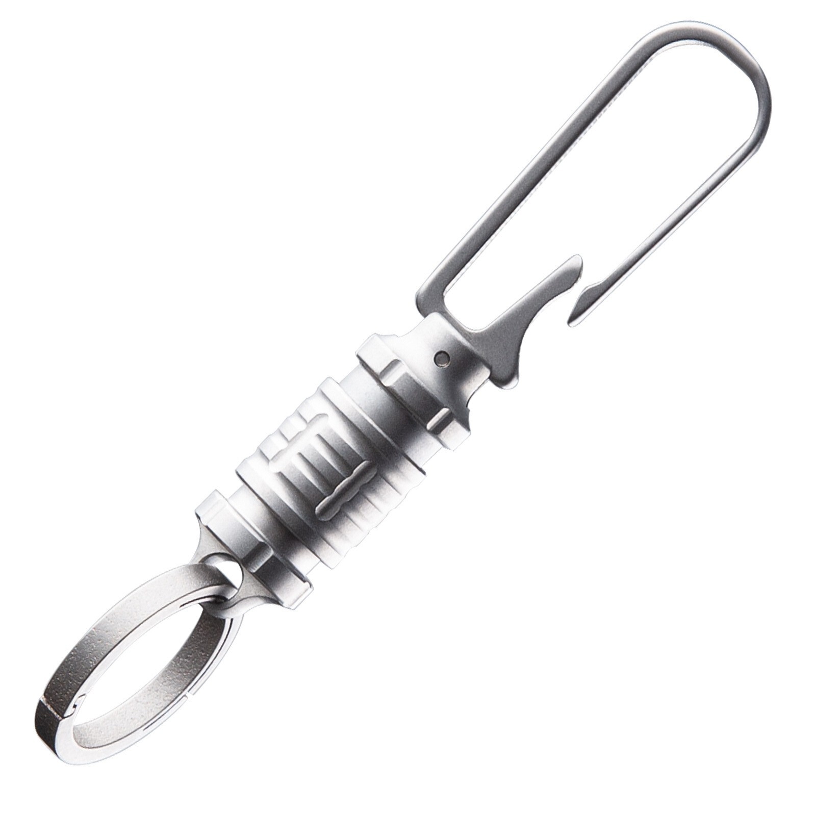 360 Degree Titanium Integrated Belt Universal Quick Release Buckle Car Keychain