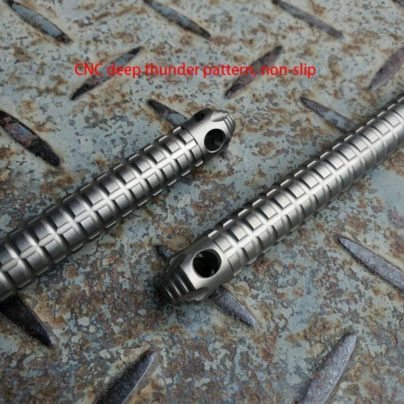 New Solid Titanium Alloy Tea Knife Crowbar EDC Portable Tool Tactical