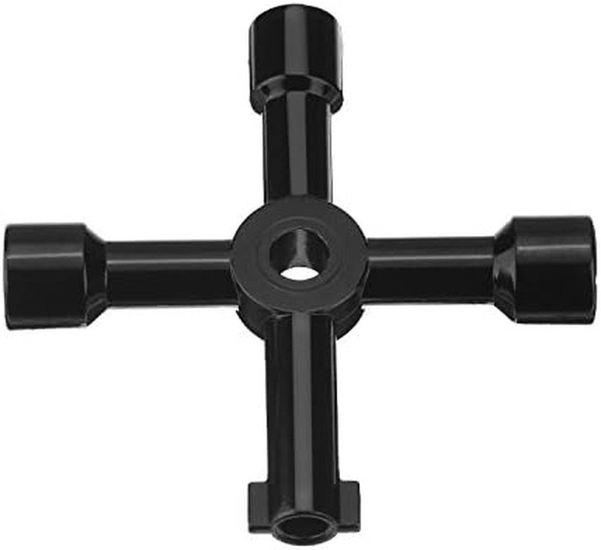 4 Way Sillcock Water Key, 15/64″, 5/16″, 15/32″, 35/64″ Multifunction Utility Ke