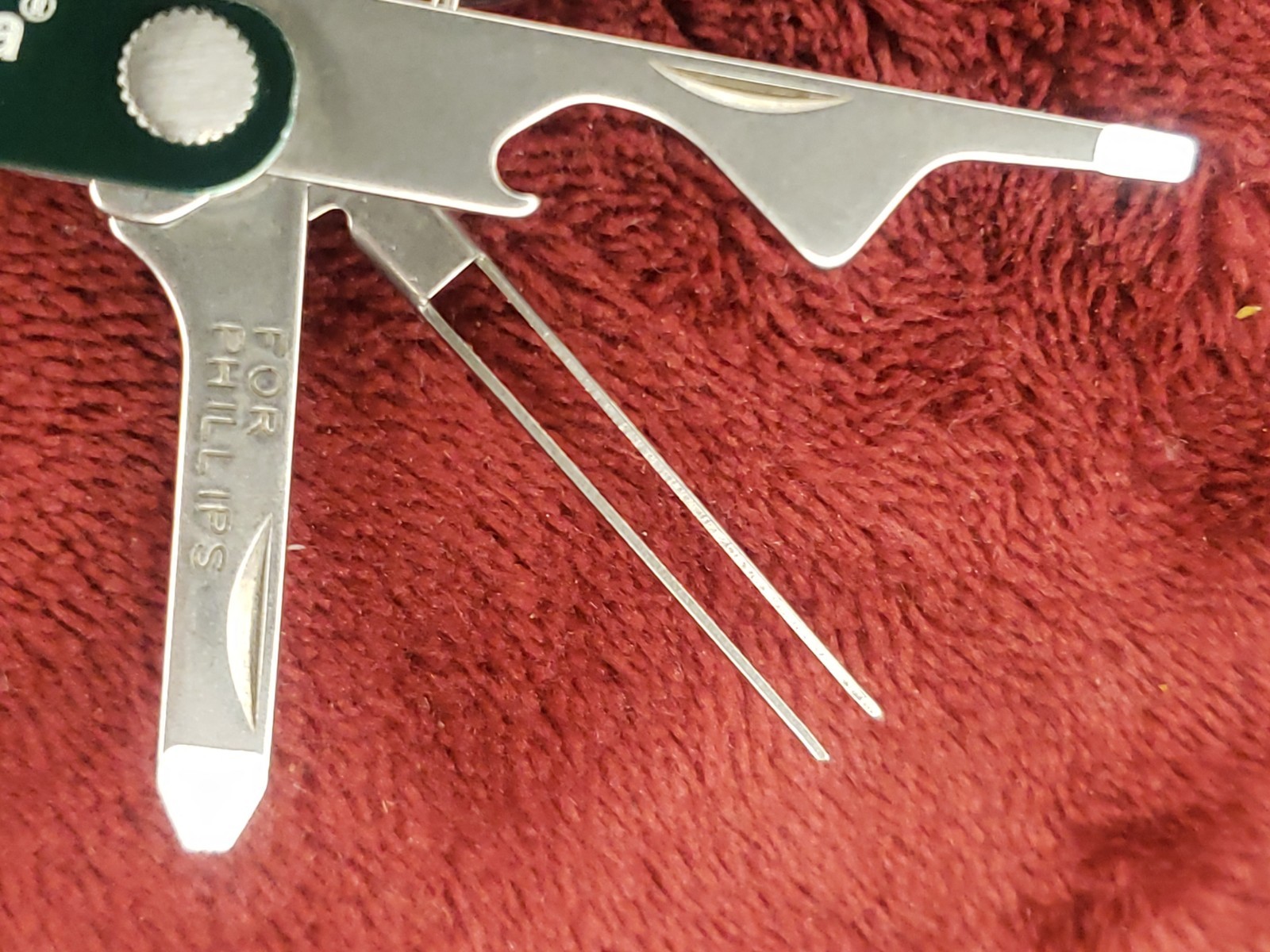 Leatherman Micra Green Multitool Aaron DeVore print