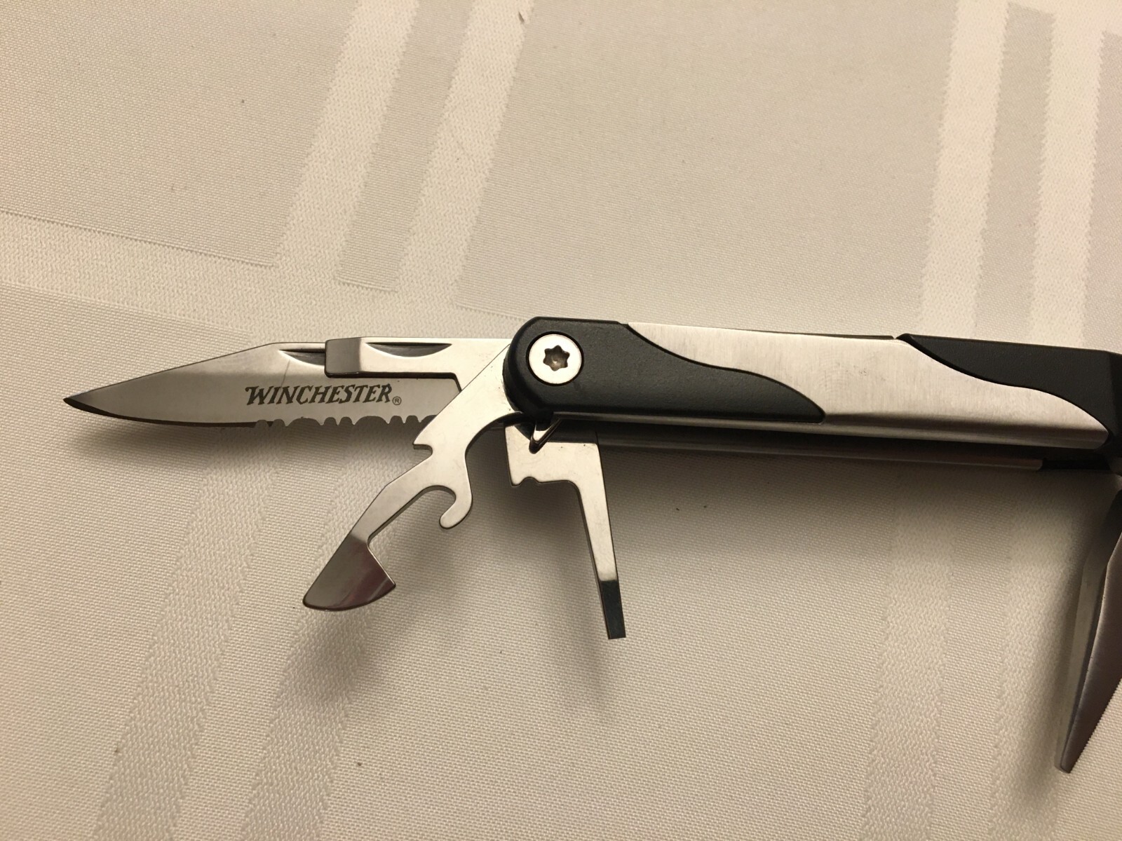 Winchester Silver/Black Handle Multi-Tool