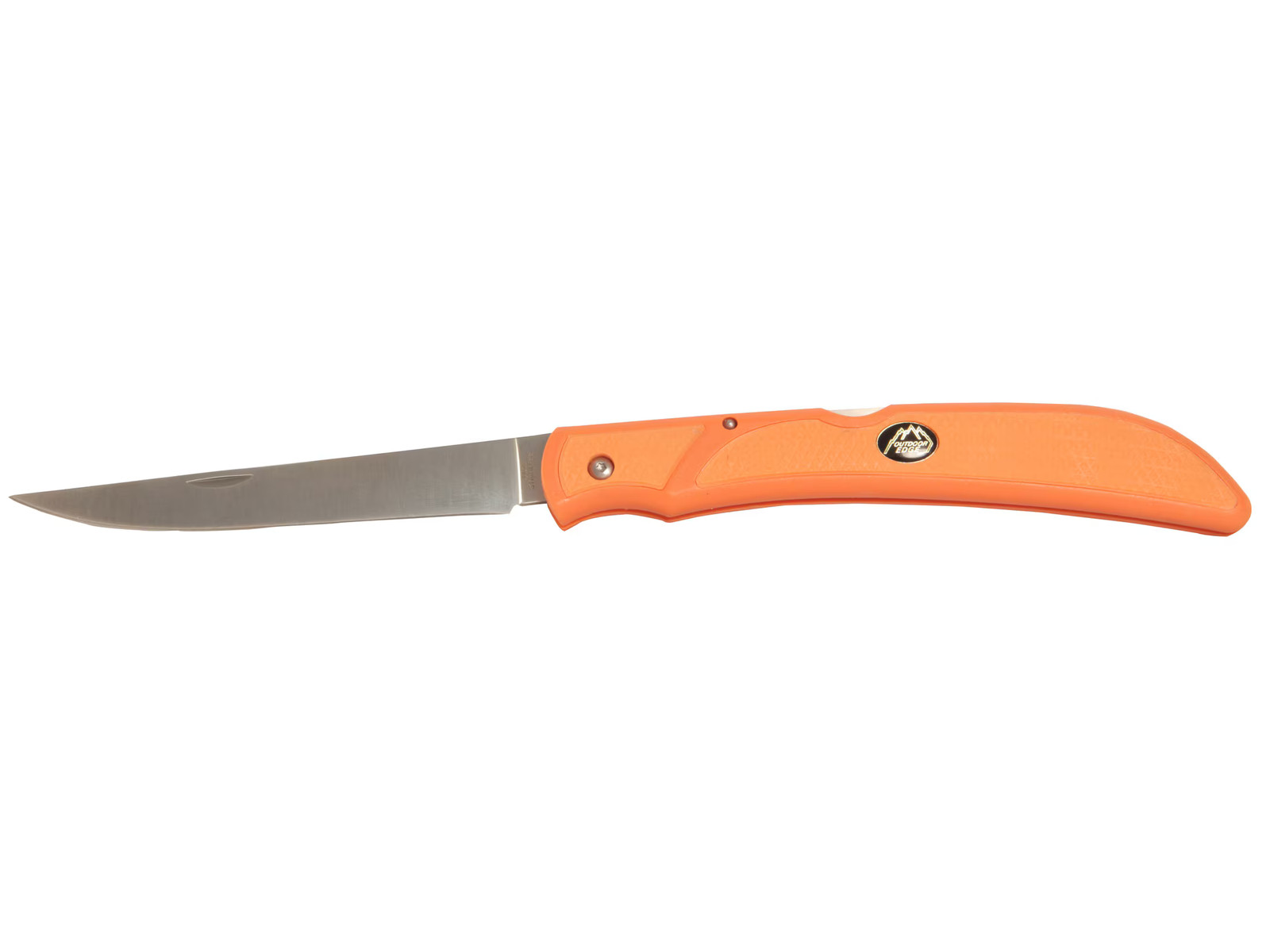 Outdoor Edge Field-Bone Pocket Knife 5″ Drop Point 440 Satin Blade Zytel Handle