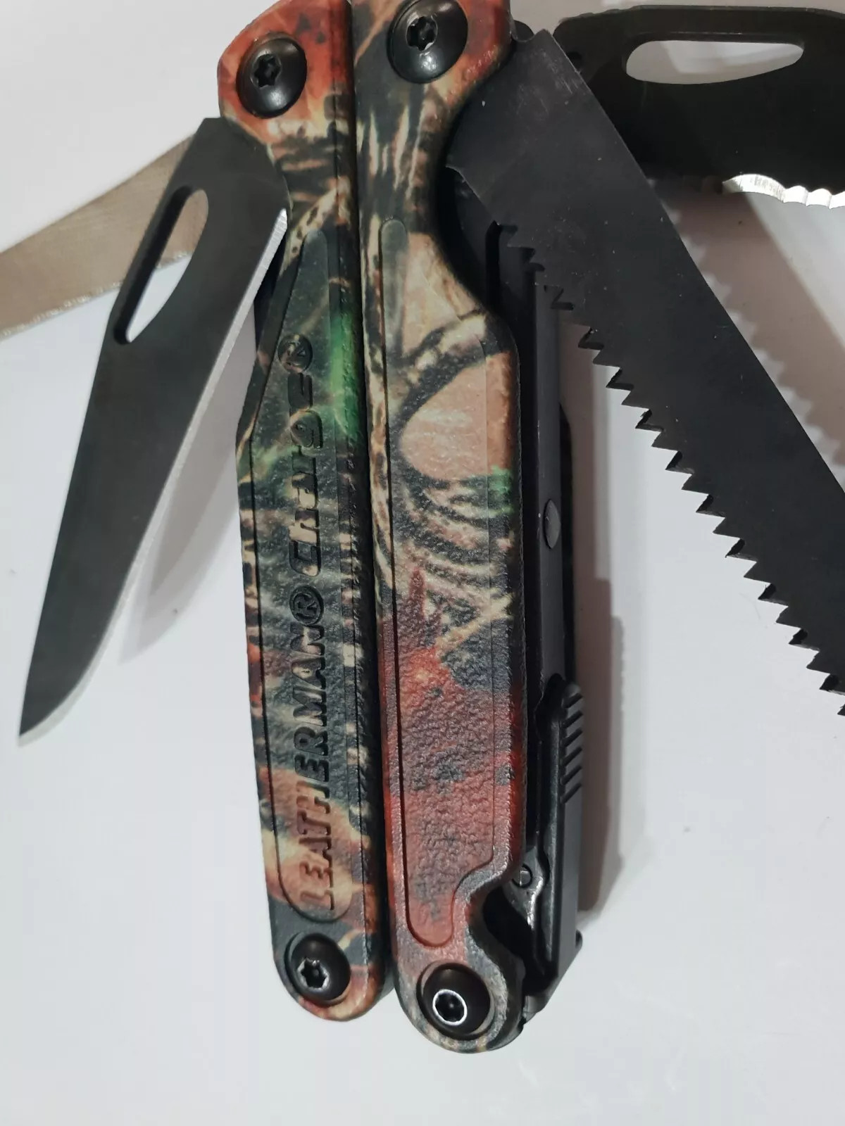 🔥🔥🔥 Leatherman Charge TTI 2009 BO Autumn Camo Titanium Not Used Very Rare