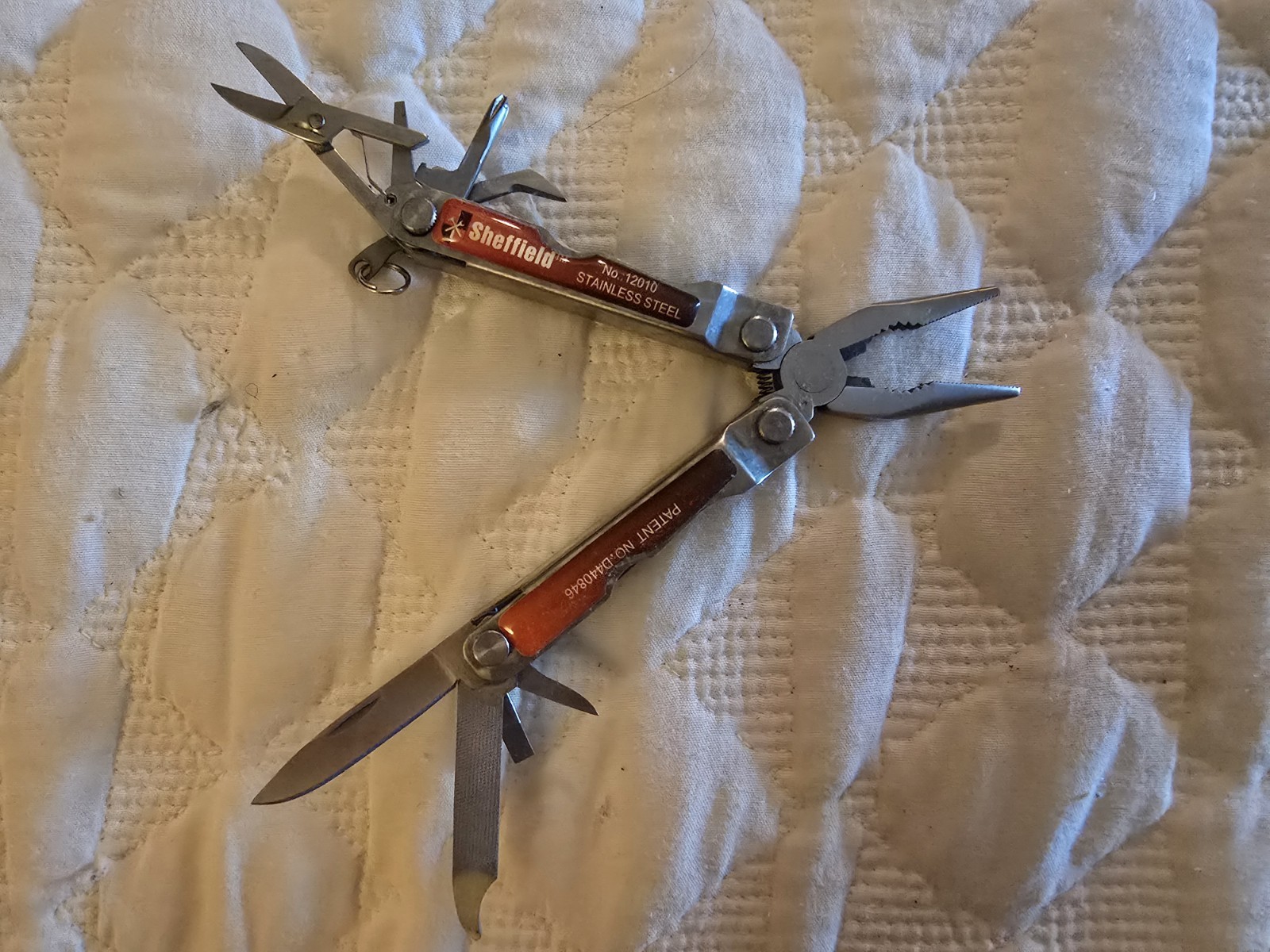 Sheffield Multitool Set 4 Piece Missing 2 Pieces Stainless Steel Original Box
