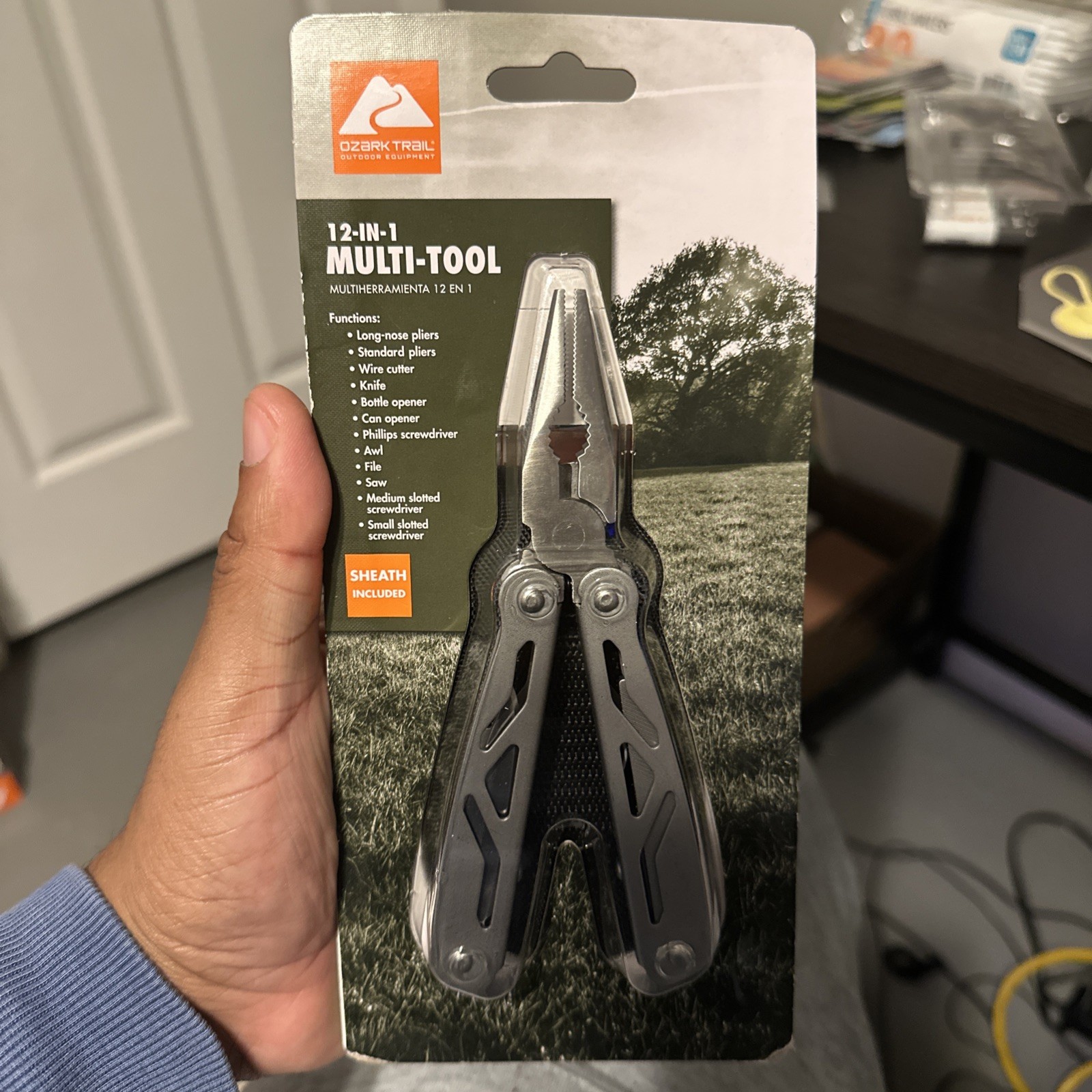 Ozark Trail 12-IN-1 Multi Tool with Sheath- Pliers Wire Cutter, Saw, Knife