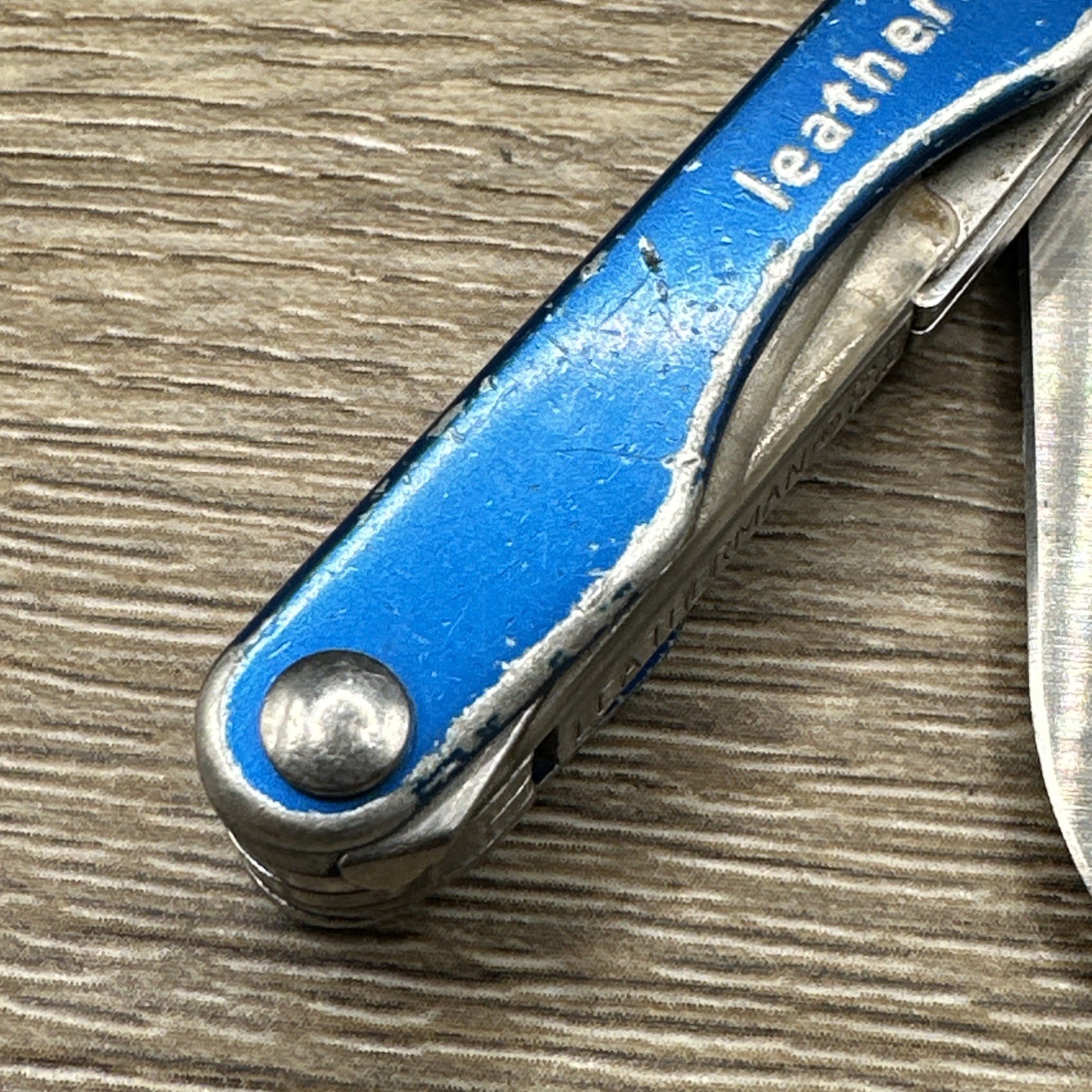 Leatherman Squirt S4 Blue Multitool Discontinued Made in the USA