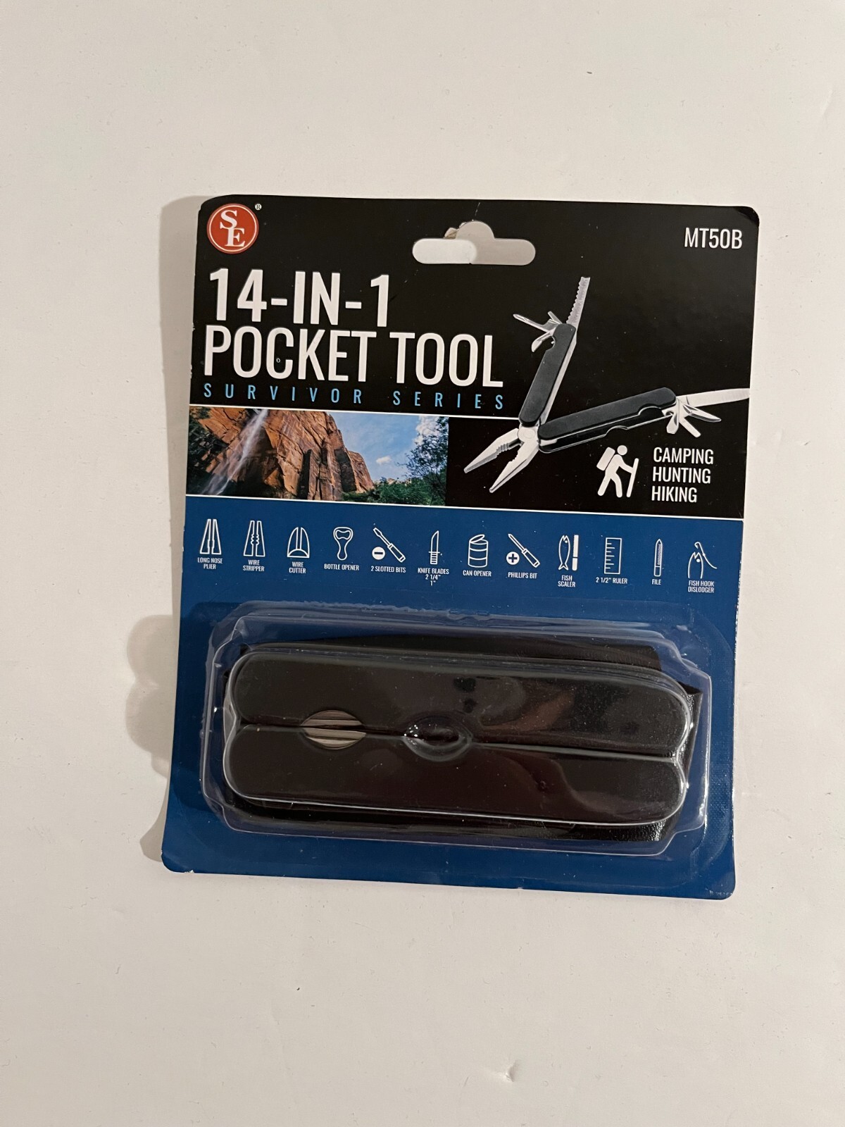 14-IN-1 POCKET TOOL SURVIVOR SERIES (Camping, Hunting & Hiking) NEW