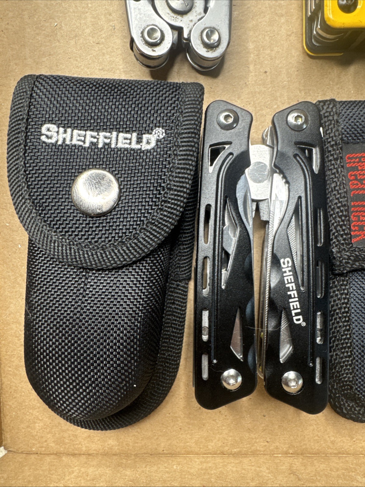 Mixed Pocket Knife Utility Multi-Tool Lot Sthil Dewalt Shrade Sheffield