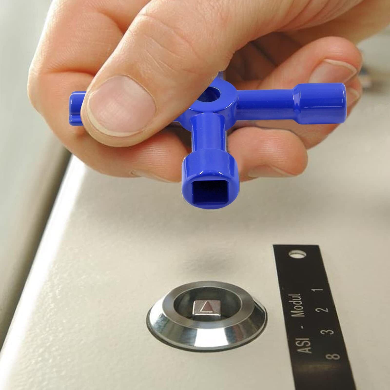 3 PCS 4-Way Multi-Functional Utilities Key for Electric Cabinet Water Valve