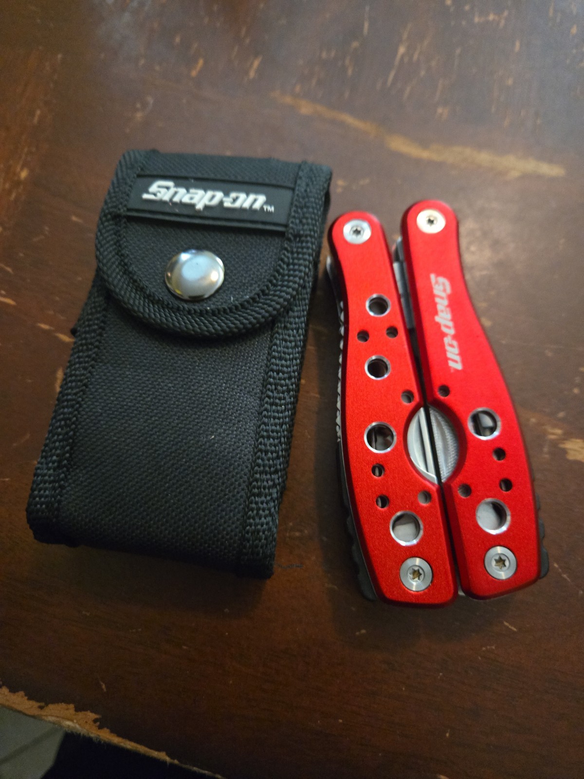 Snap On Tools Multi Tool Folding Pocket Knife W/ Pliers Compact Tool