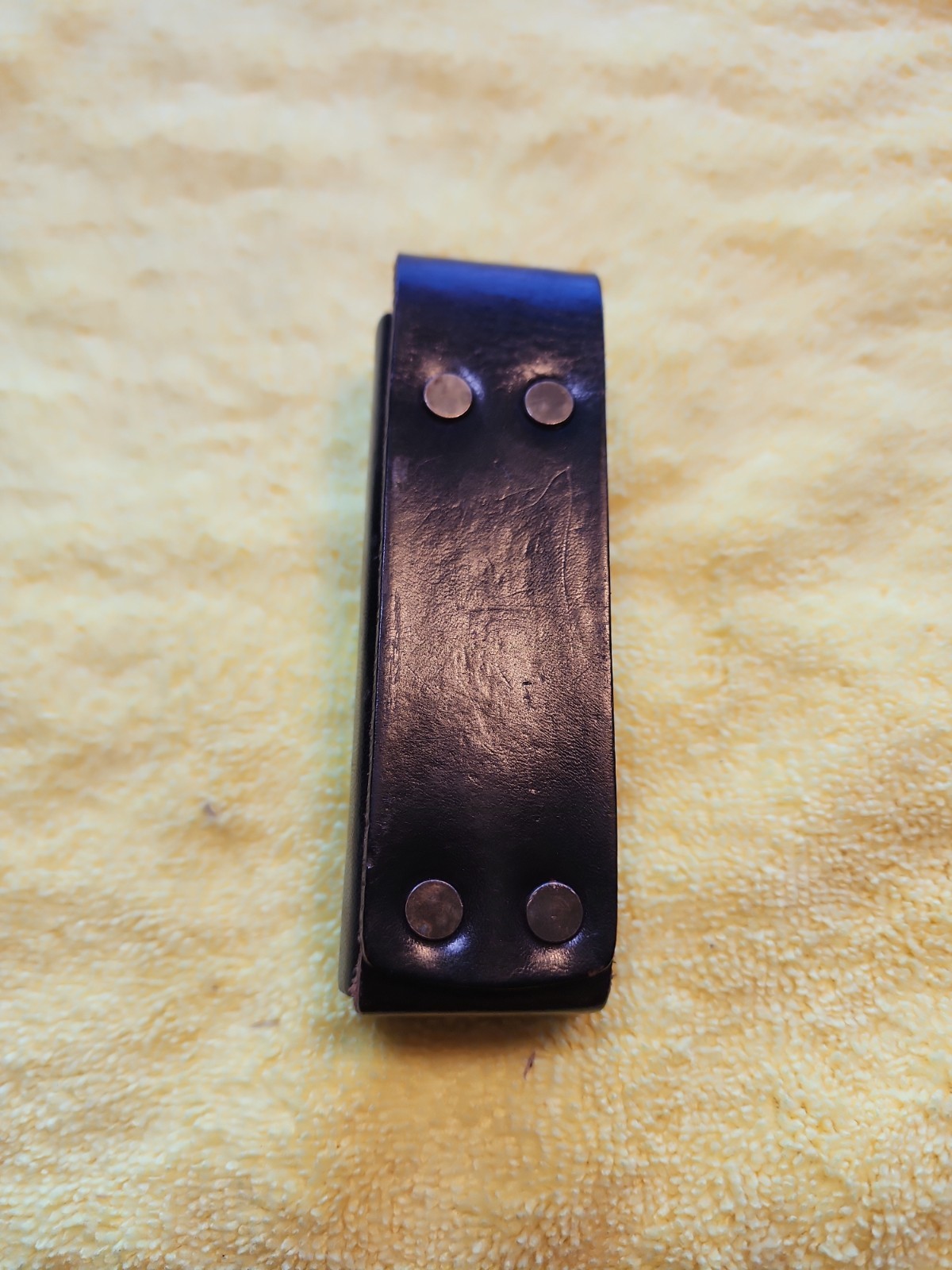 Vintage Leatherman Super Tool Pat Pending with Leather Sheath Super Nice