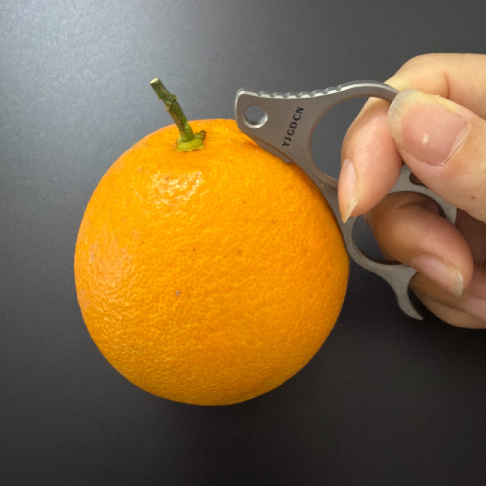 New TC4 TITANIUM Kangaroo EDC Mini Tool Ruit Orange Peeler Bottle Opener