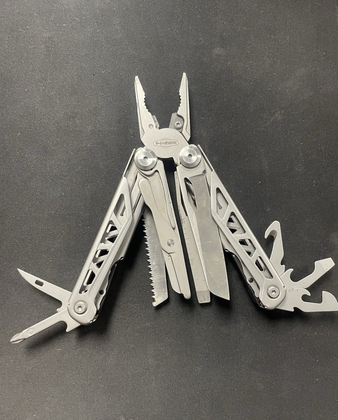 Perwin Multi Tool Stainless Butterfly Design Replaceable Cutters / Knife