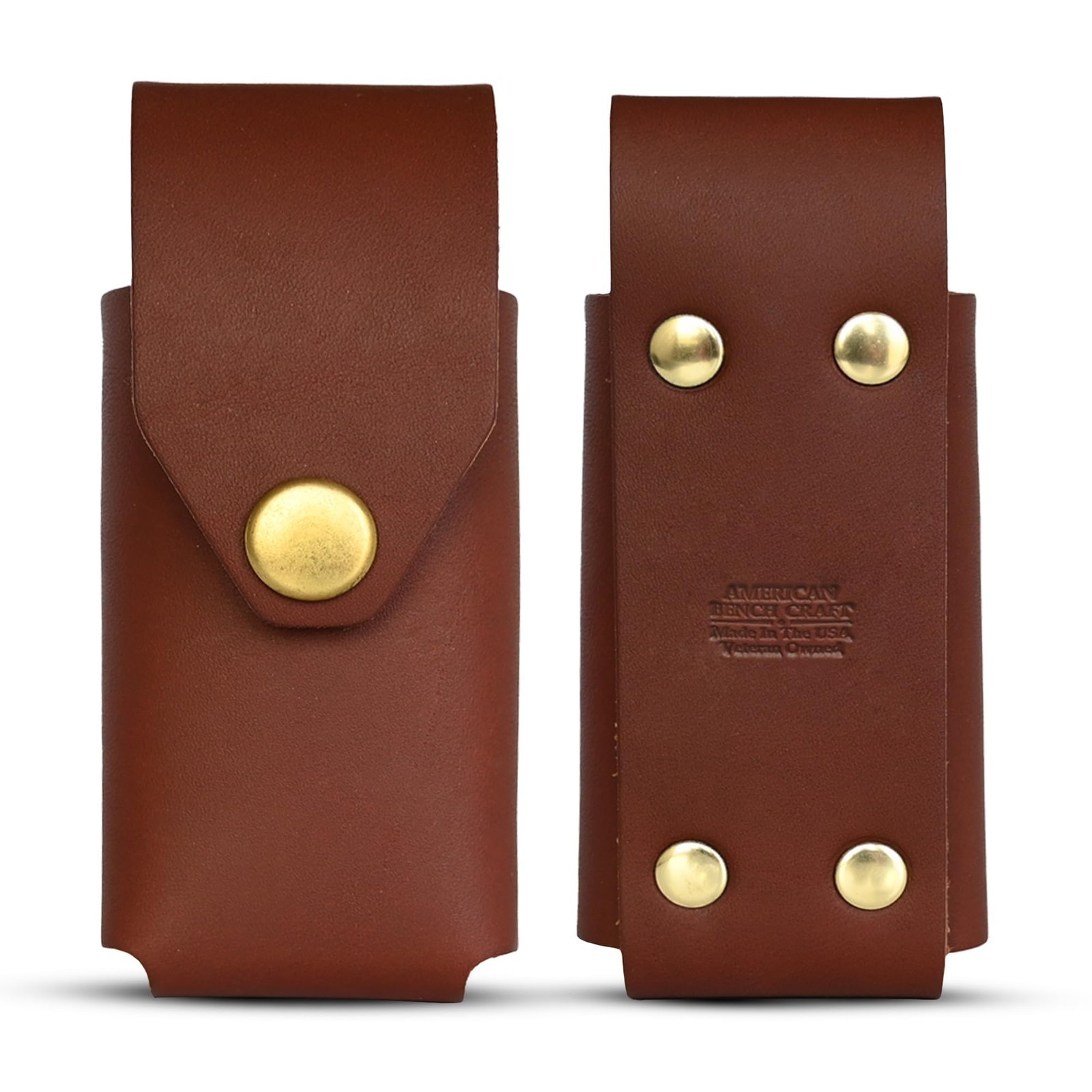 Leather Sheath for Leatherman OHT, Made in USA by American Bench Craft (Brown)