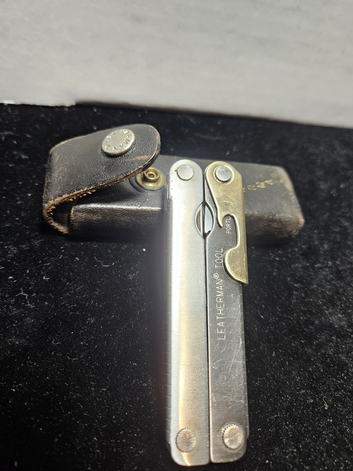 Leatherman Flair Stainless Multi-Tool Knife Corkscrew Rare Collectible Nov 1999