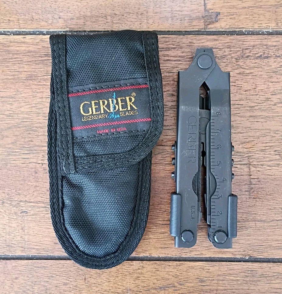 Gerber MP600 Needlenose Multi-Tool Black Oxide With Nylon Sheath