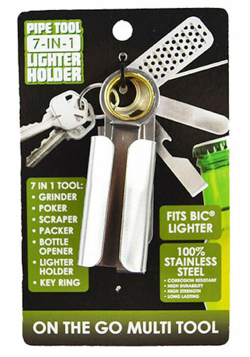 Smokezilla 7-in-1 Lighter Holder & Multi-Tool – 1pc