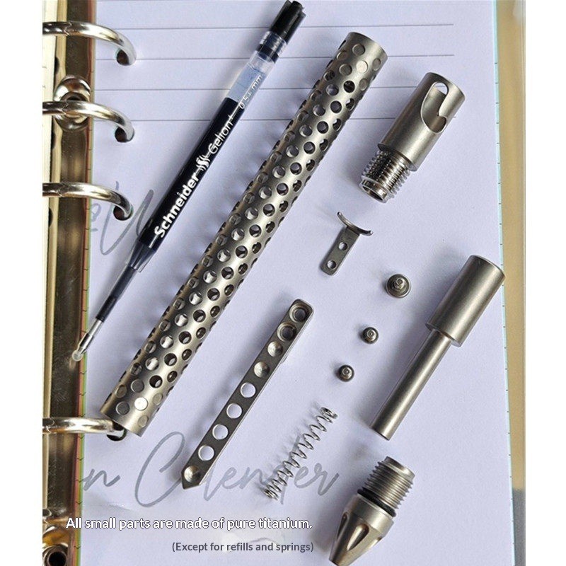Sign pen Titanium Alloy Mechanical Pen with EDC Glass Breaker Multi Tool