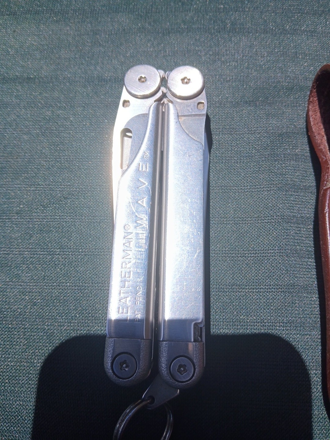 OG Leatherman Wave Multi Tool w/ Brown Leather Case Minty (H)