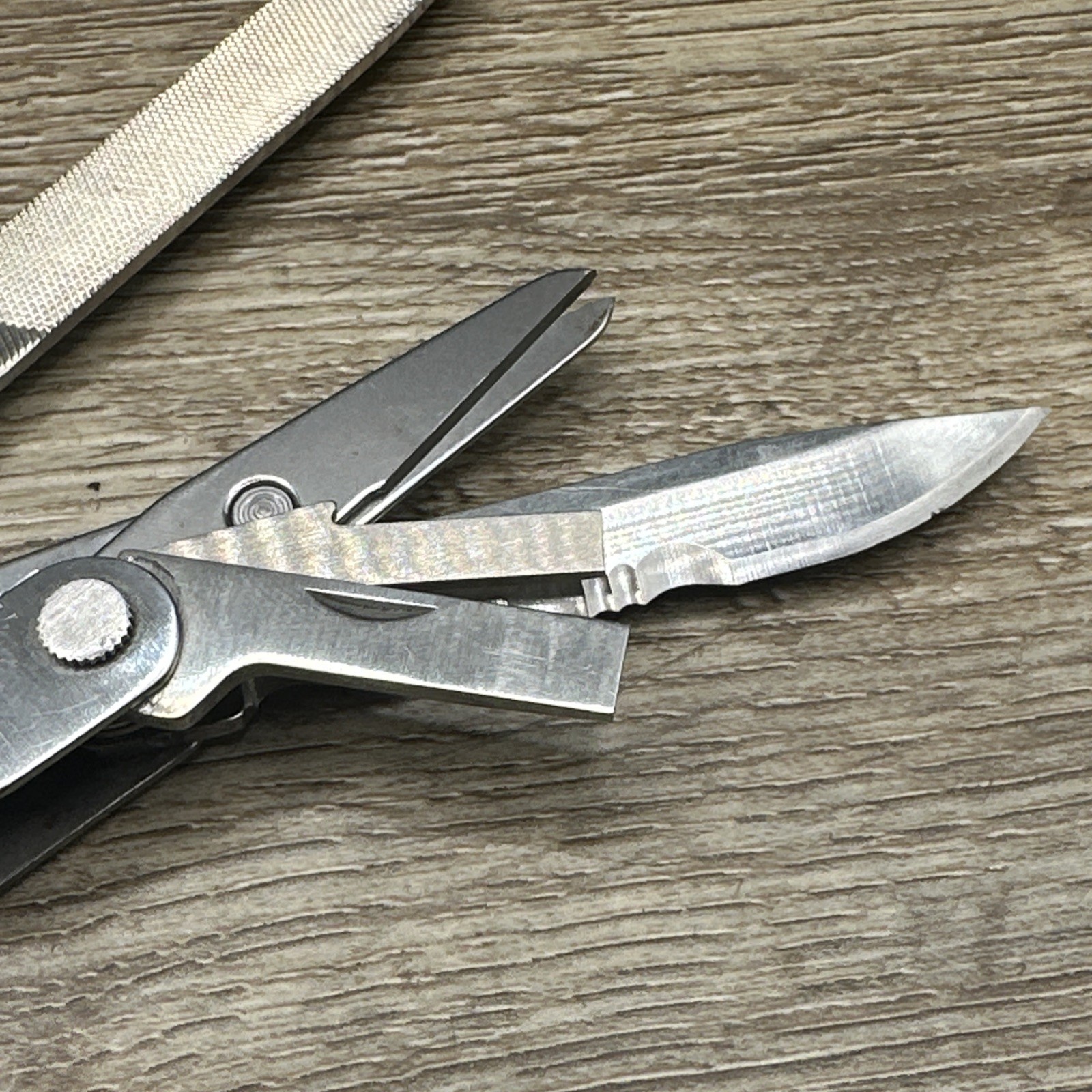 Vintage Original Leatherman Multi Tool With Scissors Stainless Portland OR USA