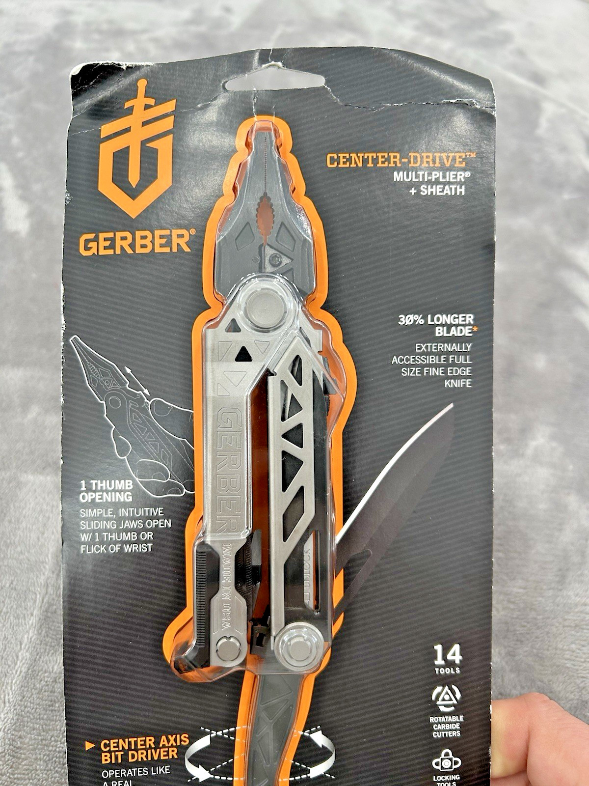 Gerber 31-003073N Center-Drive Multi-Tools New Center-Drive USA With Sheath