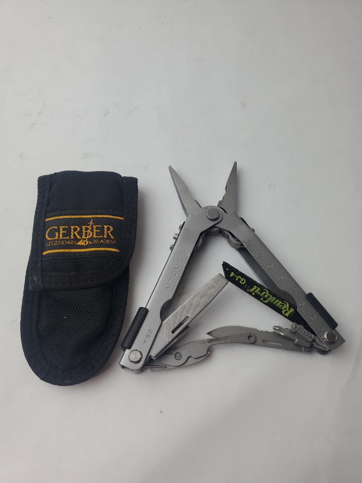 Vintage Gerber U.S.A. Multi Tool w/ Nylon Sheath.