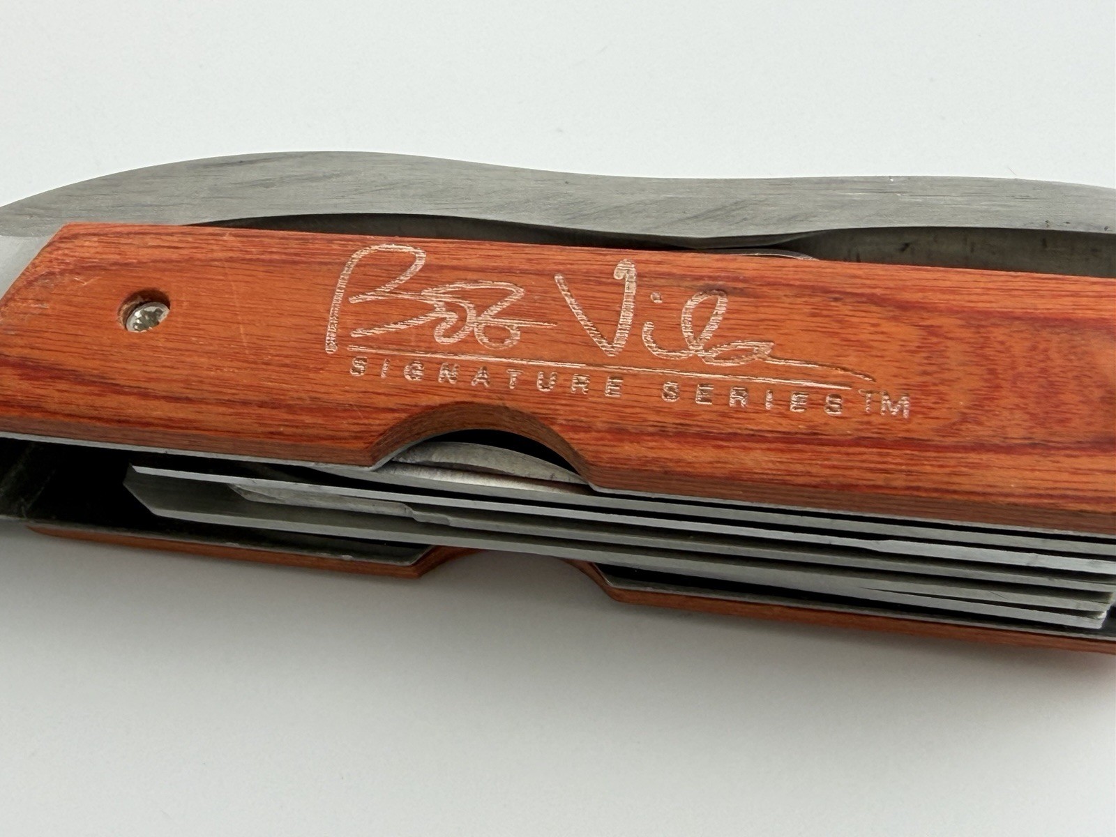 Bob Vila Signature Series Hammer Multitool Pliers Saw Knife Pocket Tool Wood