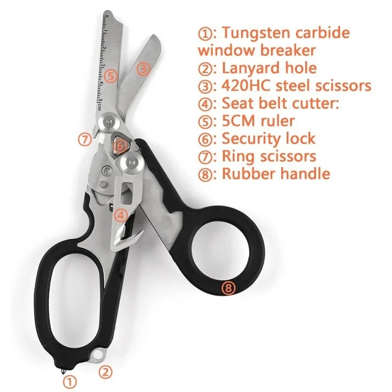 Multifunction Scissors Leatherman Raptors First Aid Expert Tactical Folding USA