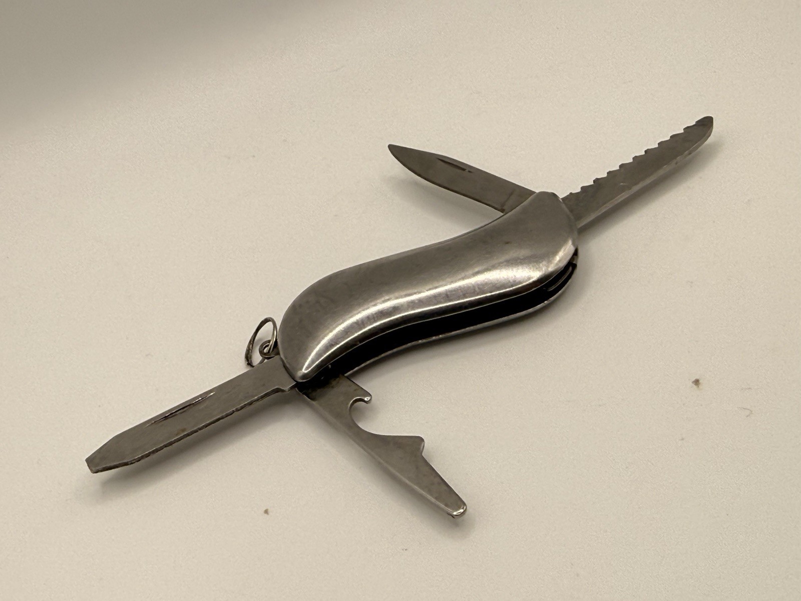 Sleek Stainless Steel Multi Function Pocket Tool Pocket Knife