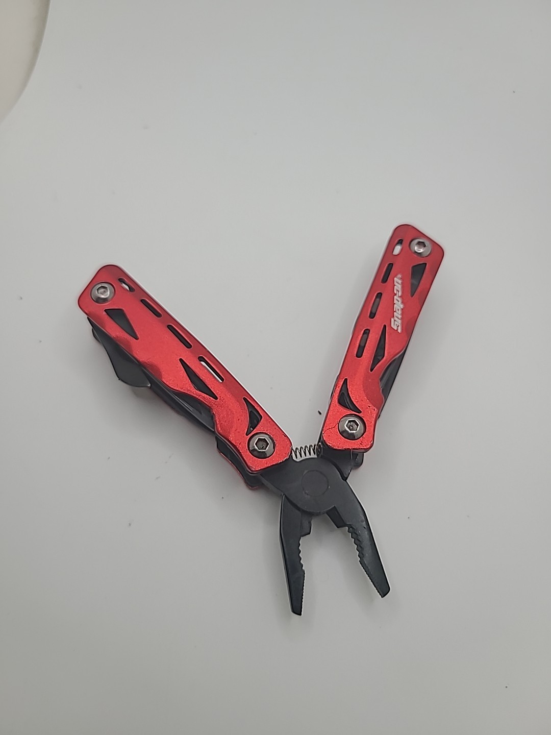 Snap-On Tools Red Multi-Tool Folding Pocket Knife w/ Pliers – Compact EDC Tool