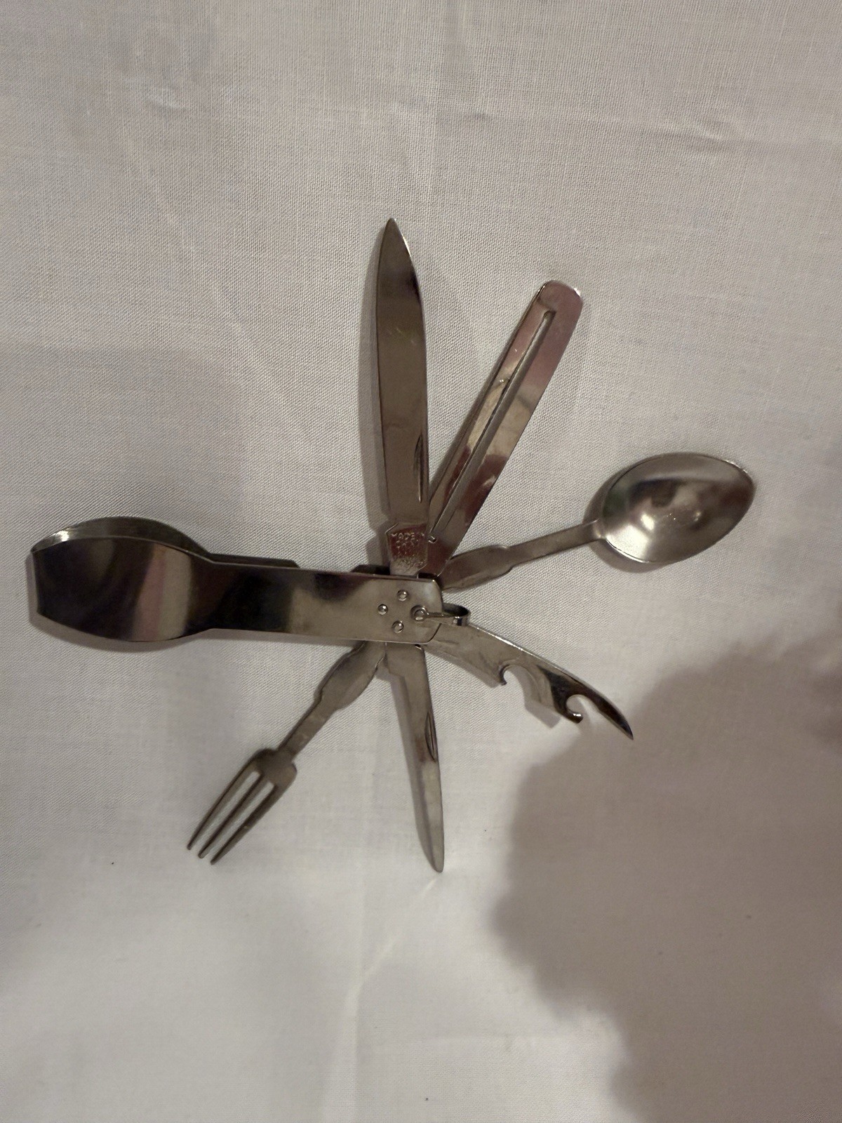 Vintage Camping Knife Tool Pocket Multi Folding Mini Survival Camp Set Outdoor