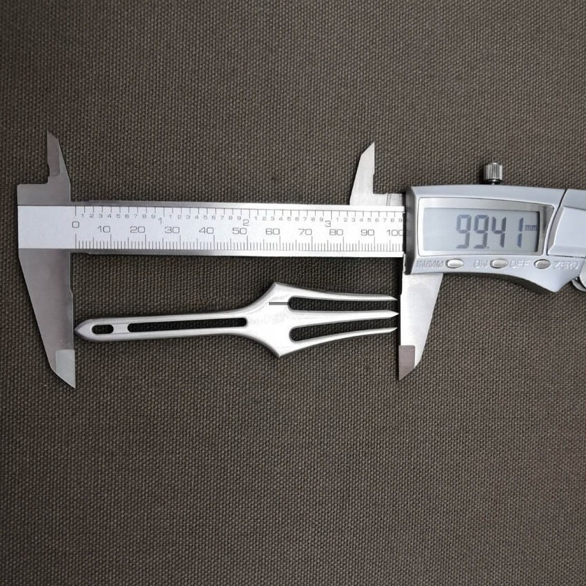 EDC TC4 titanium Multifunction Crowbar Harpoon fork outdoor camping tool