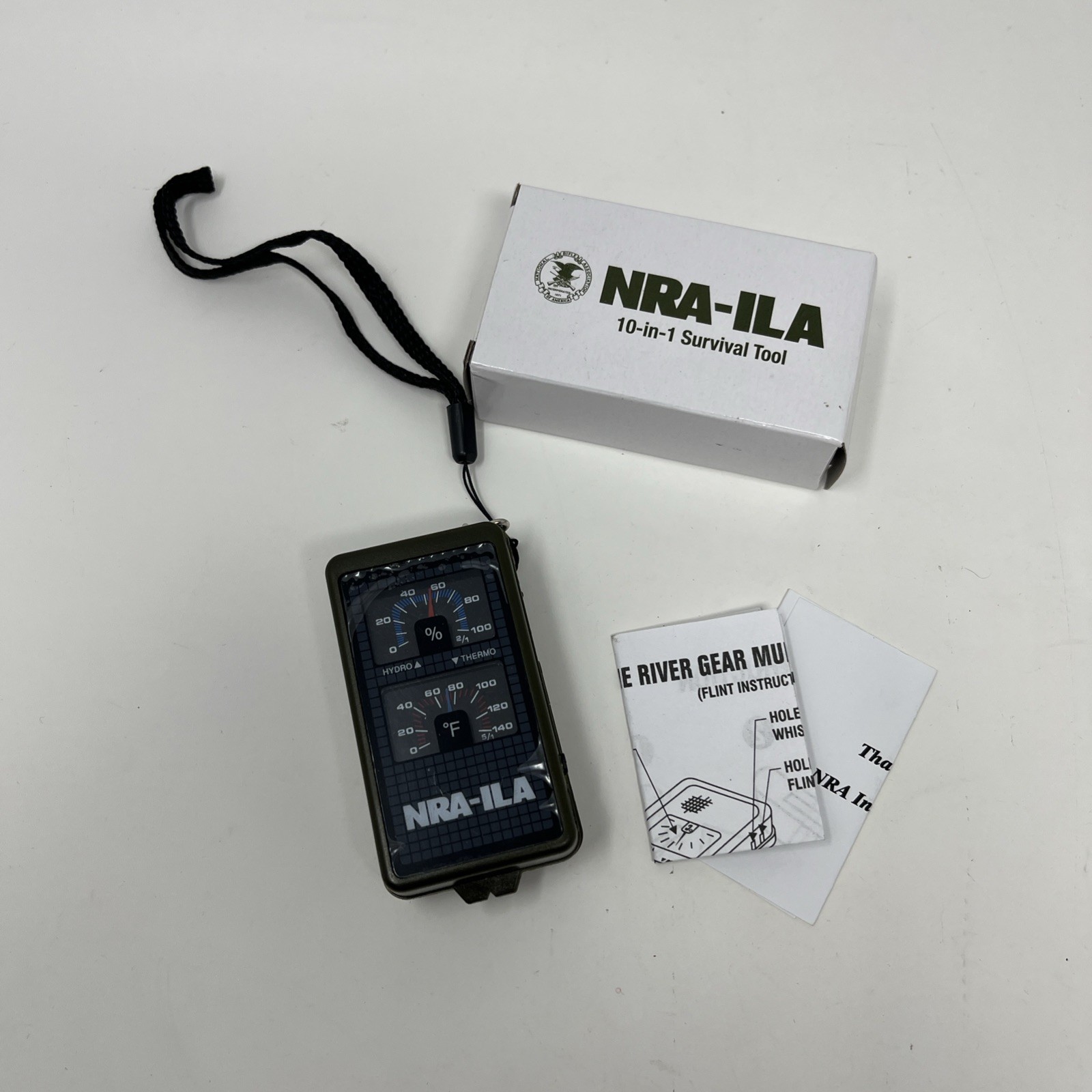 NRA-ILA Stone River Gear Multi-Function 10-in-1 Emergency Tool BRAND NEW