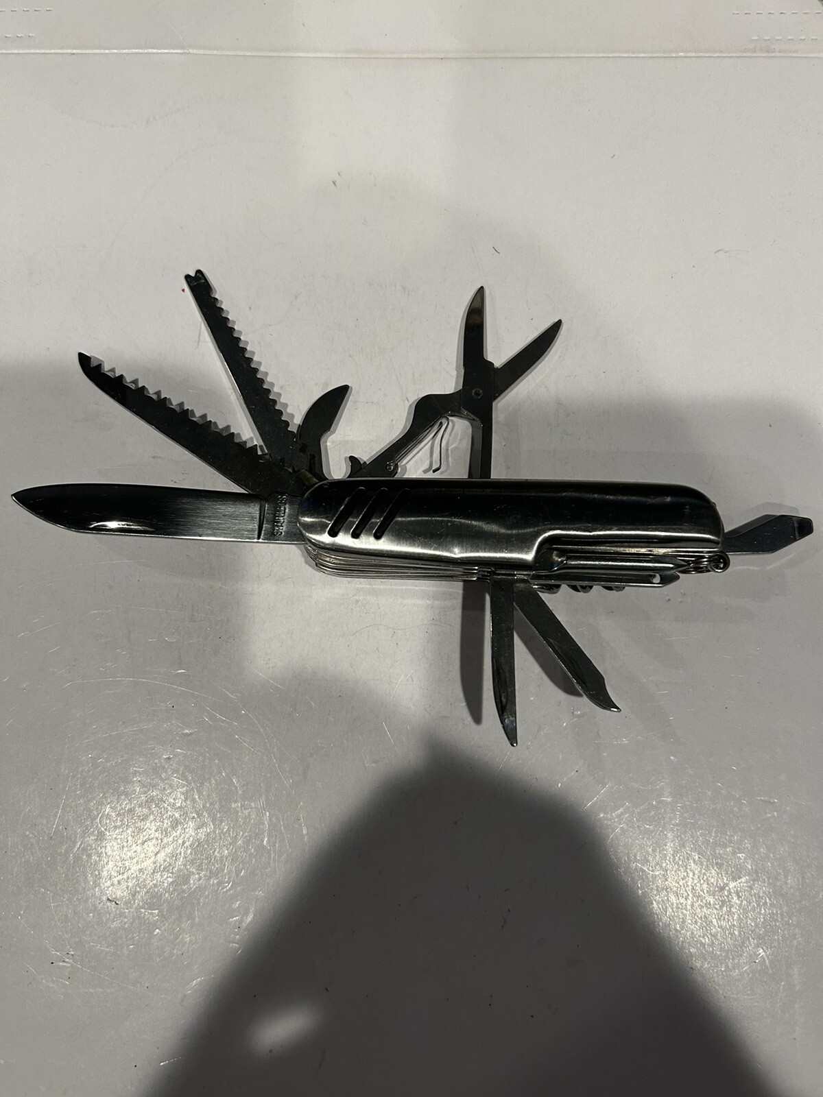 Pocket Knife Multi Tool Blade Stainless Steel Unbranded