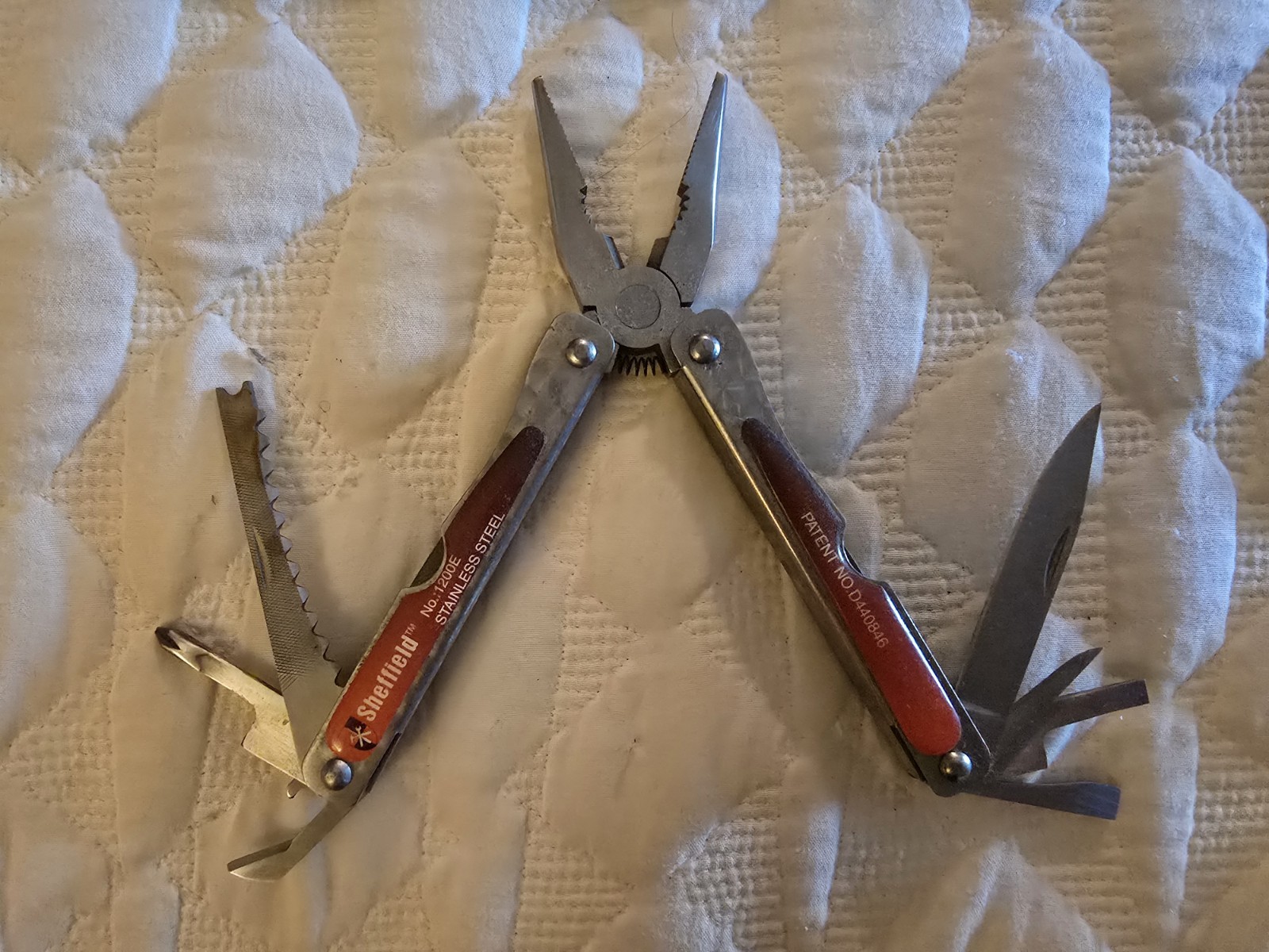 Sheffield Multitool Set 4 Piece Missing 2 Pieces Stainless Steel Original Box