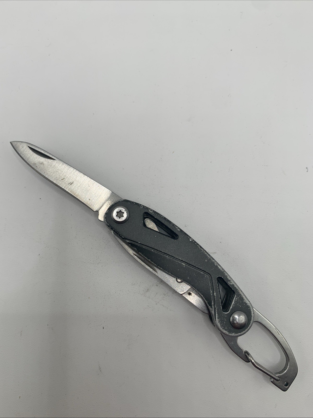 True Utility Pocket Knife, Multi-Tool w/ clip (Green)