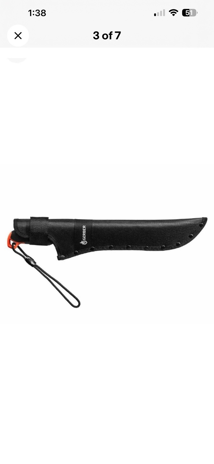 Gerber Compact Clearpath Machete w/Sheath 11″ Stainless Steel, Gator Grip 17”