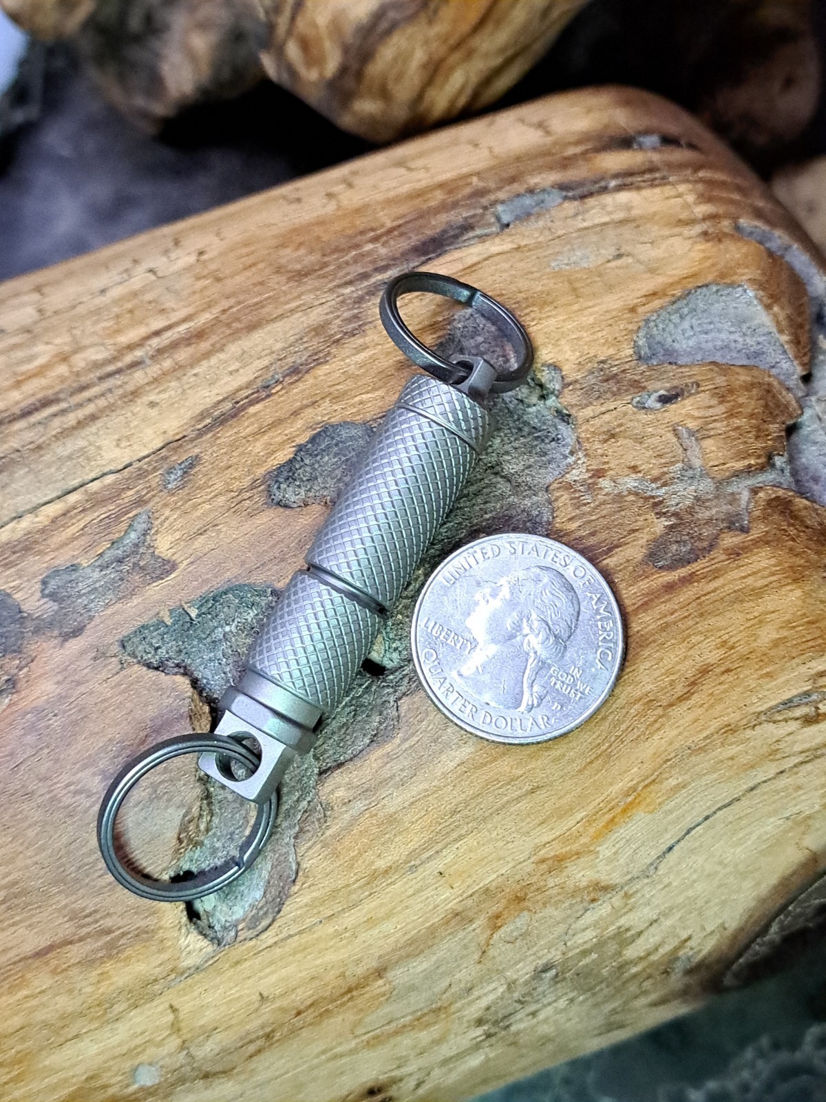 Pro Series Titanium Quick-Release Multi-Tool Swivel Box Opener Pill Fob