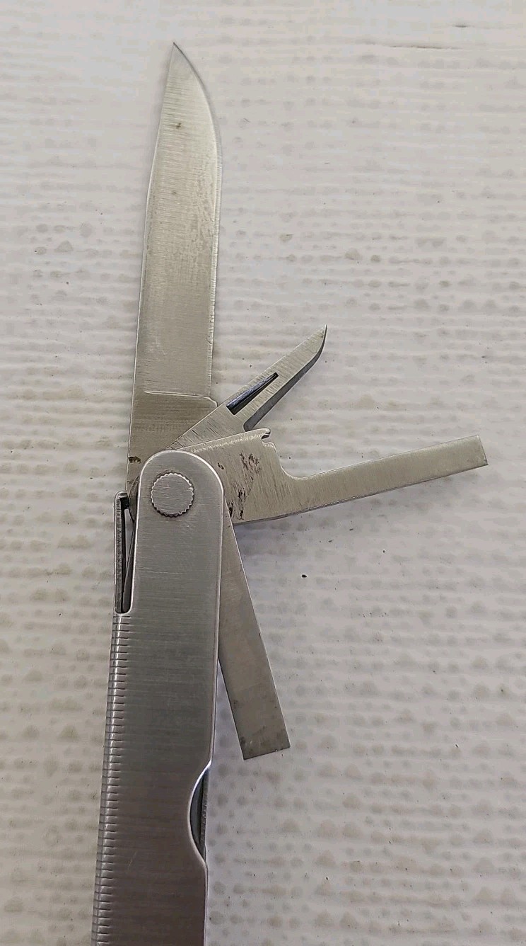 Vintage Leatherman SuperTool Pat Pend USA Stainless Steel Multi-Tool 10 In 1