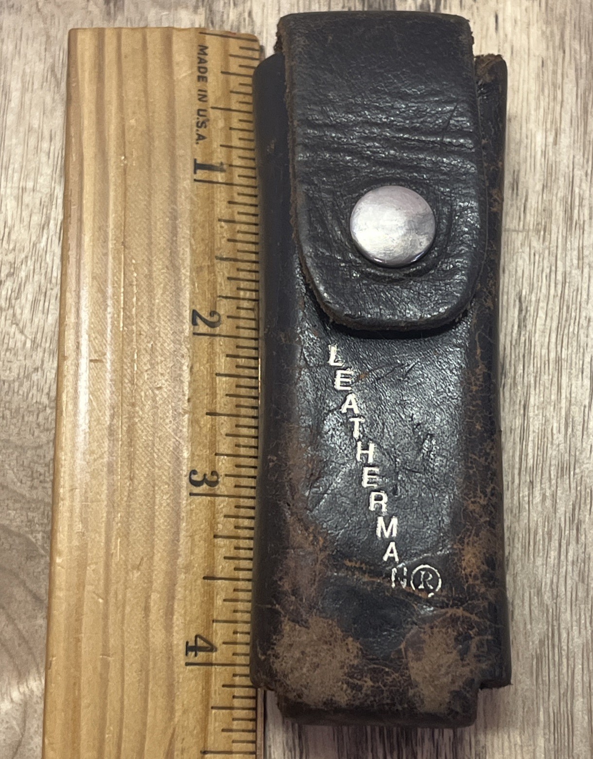 Vtg Original Leatherman Tool Multi-Tool Leather Sheath Case Only 4.25″