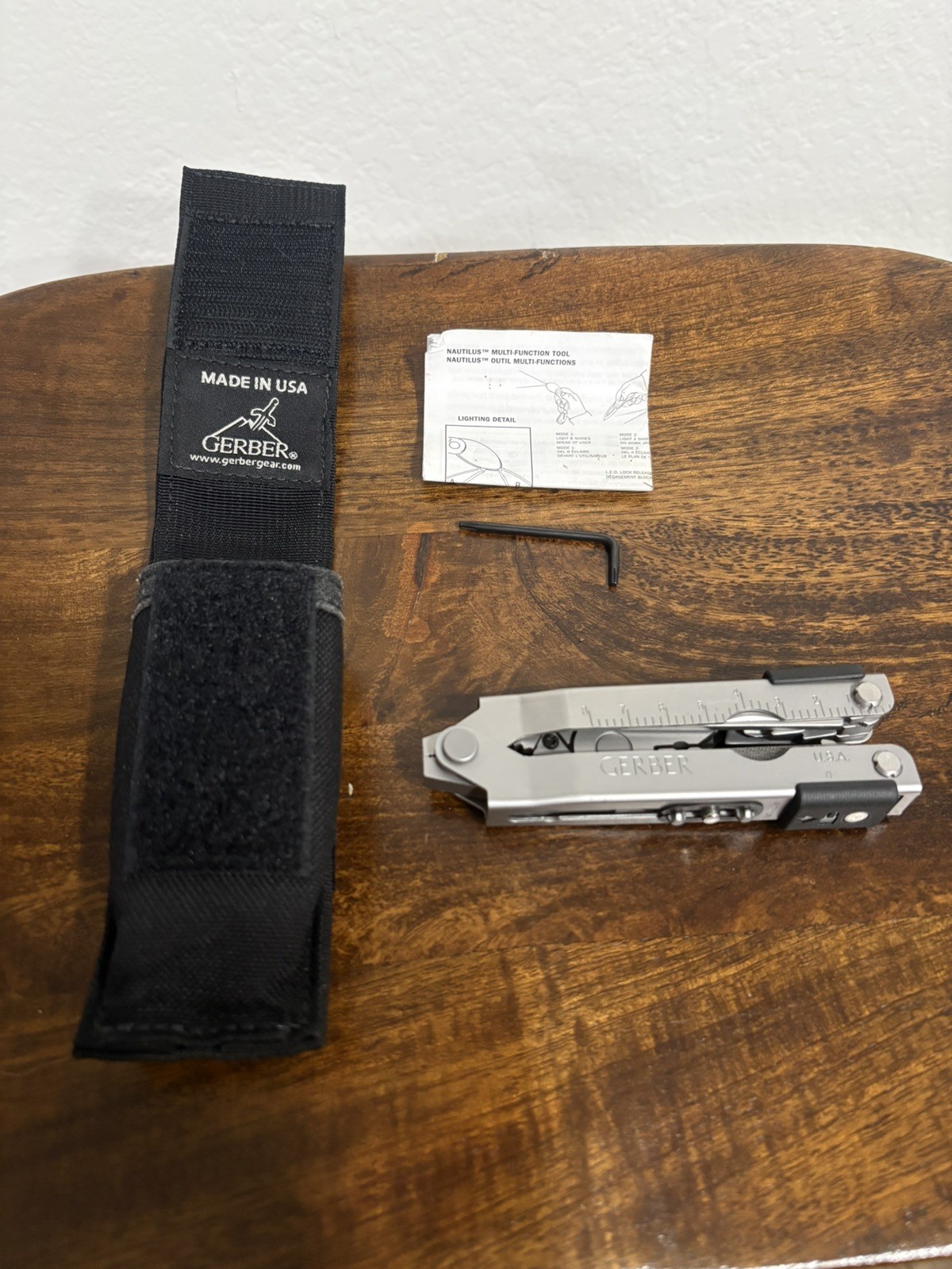Gerber Multi-Tool | Blunt Nose Plier w/Carbide | Stainless With Case USA