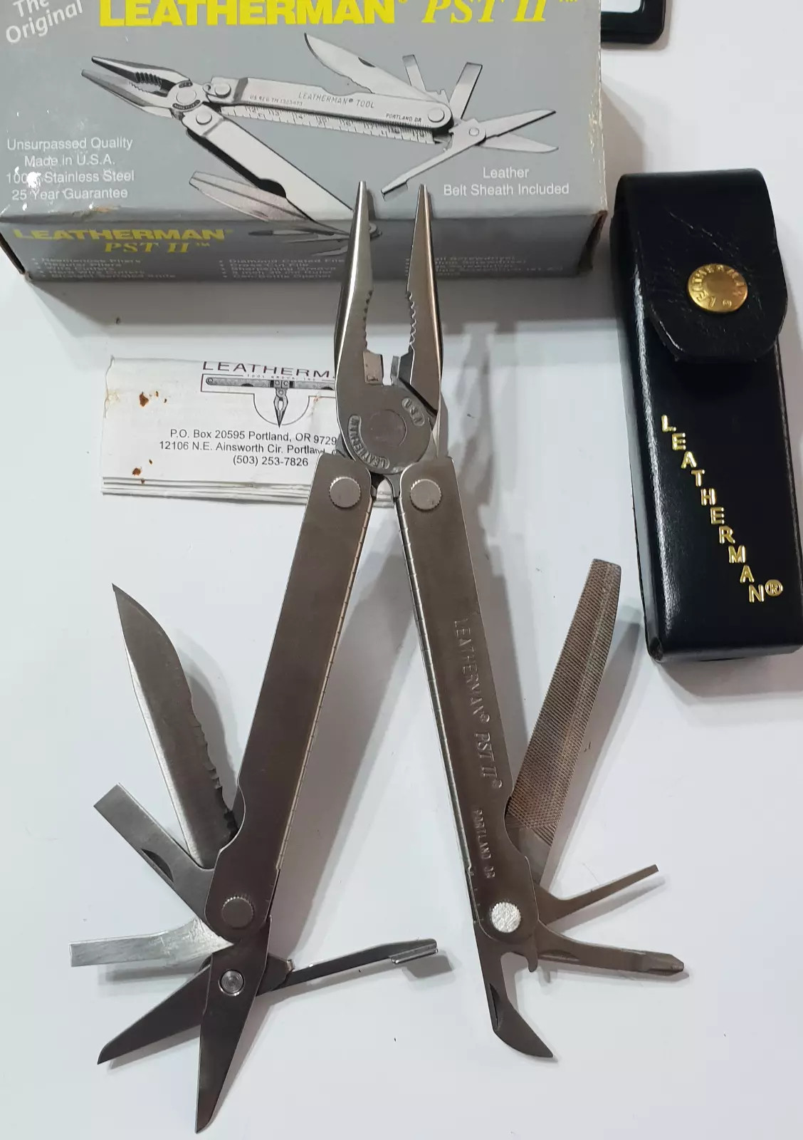 🔥🔥 Leatherman PST II Stainless Multi-Tool New in Box Rare Retired Collectable