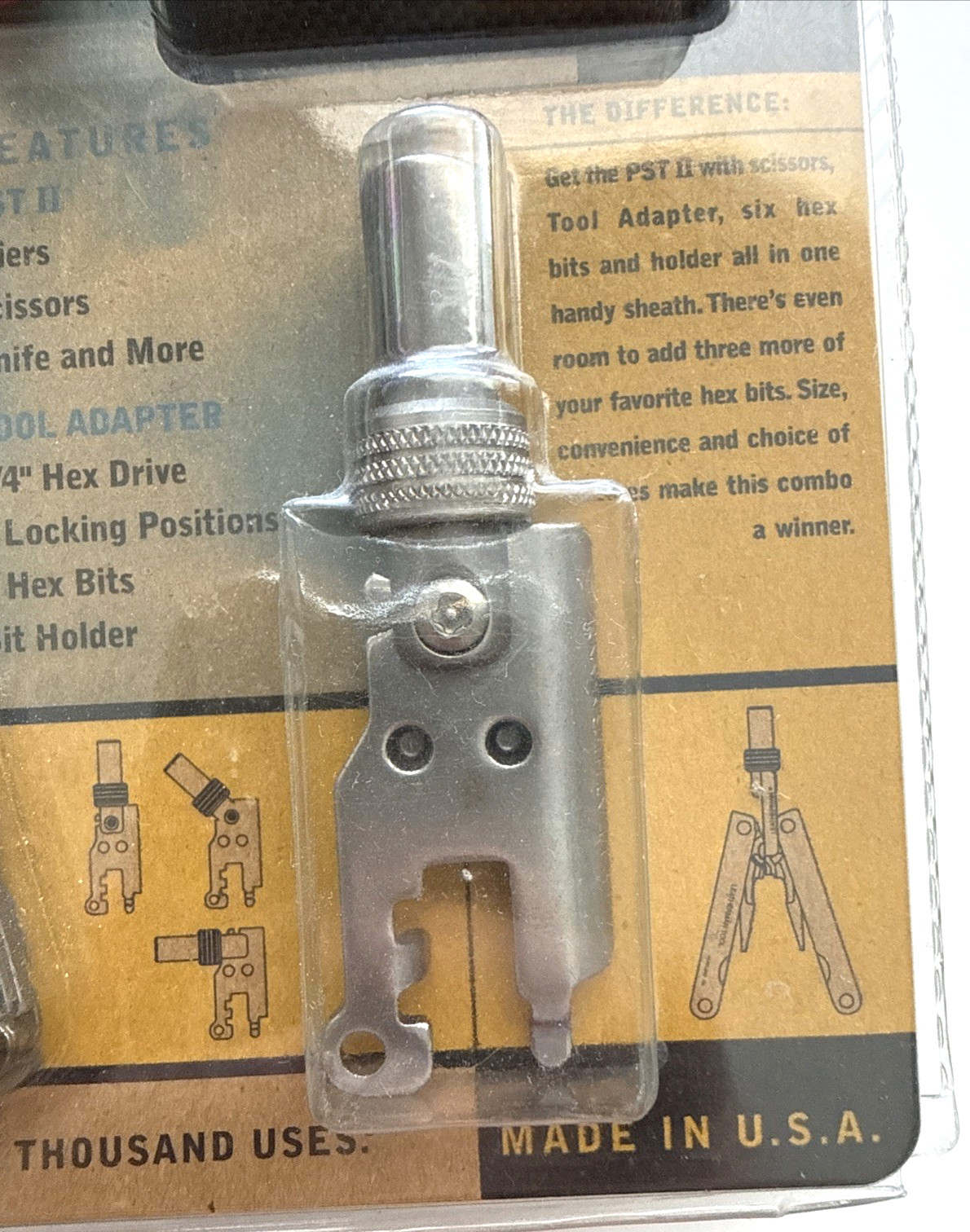 Leatherman PST ll Multi-Tool & Tool Adapter USA