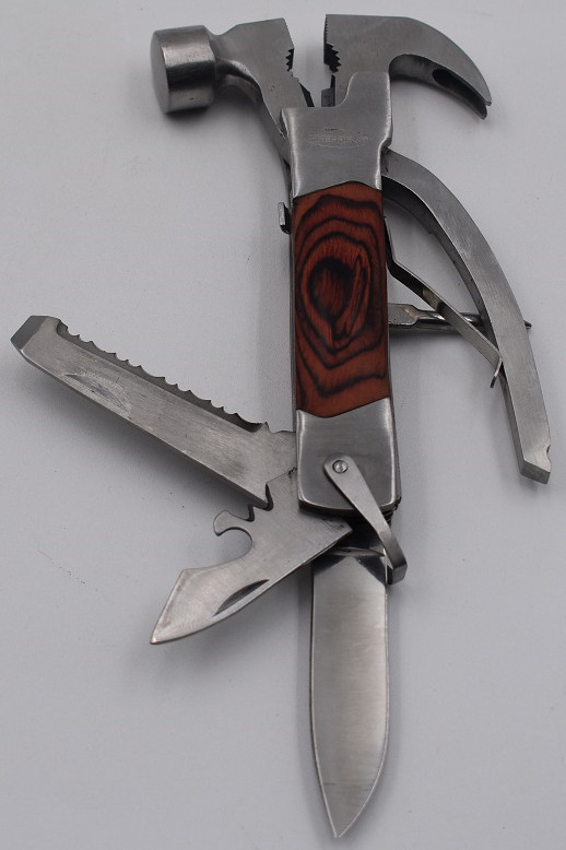 Sheffield Multi Tool Pocket Knife Cutters Saw Hammer File Pliers Camping