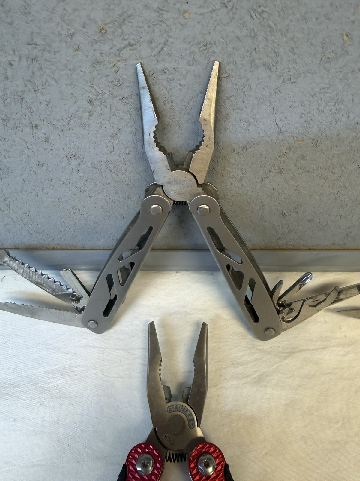 4 Multi-Tools / Pro-4 Tactical, Husky and 2 Unbranded / Good Variety of Tools