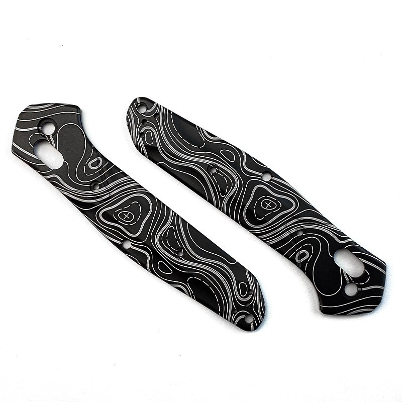 Contour Map Aluminum Scales – For Benchmade 940 Osborne, Topo EDC Mod Part