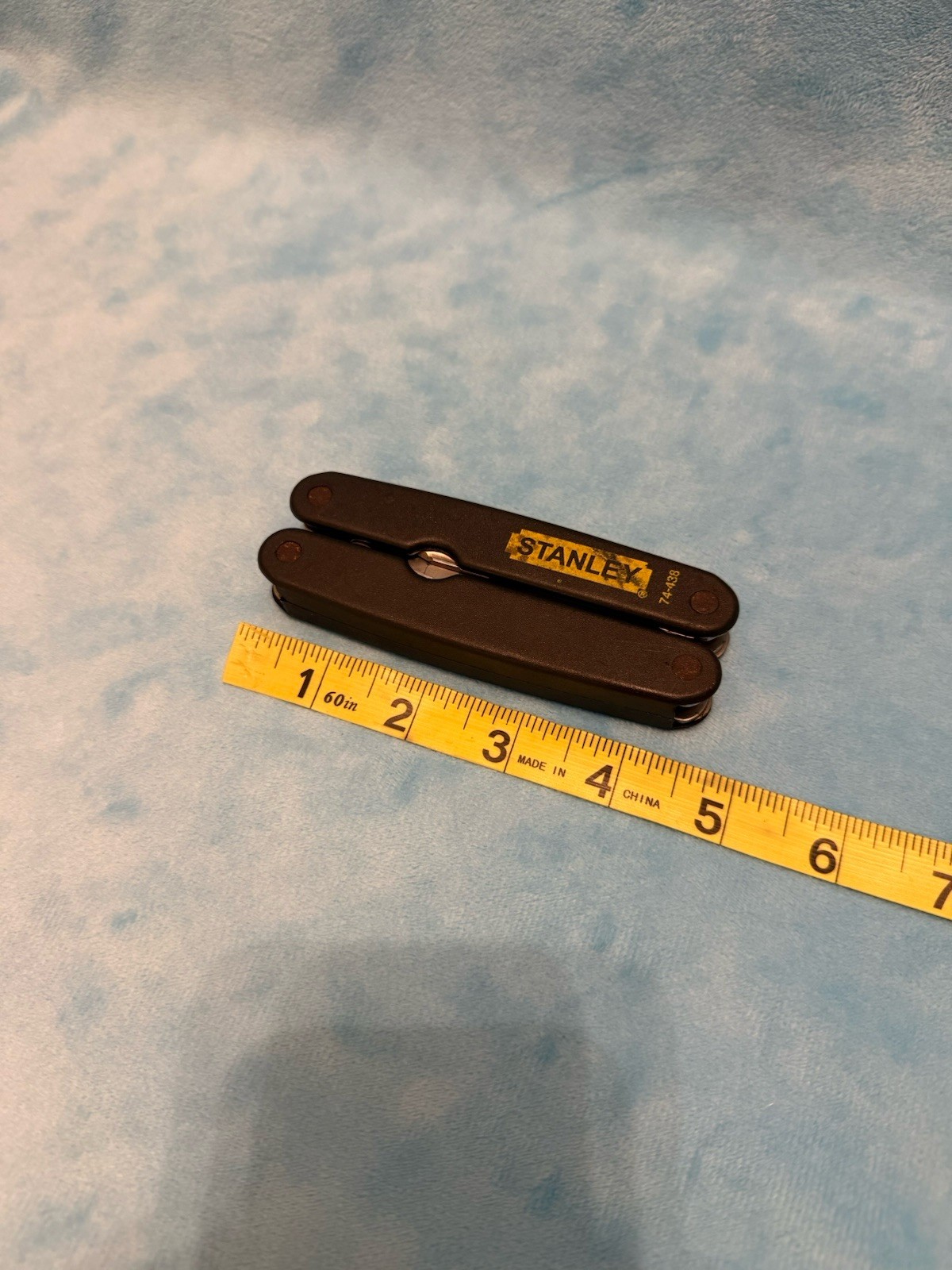 STANLEY 74-438 Folding Pocket Knife Shears Multi Tool Stainless Handyman