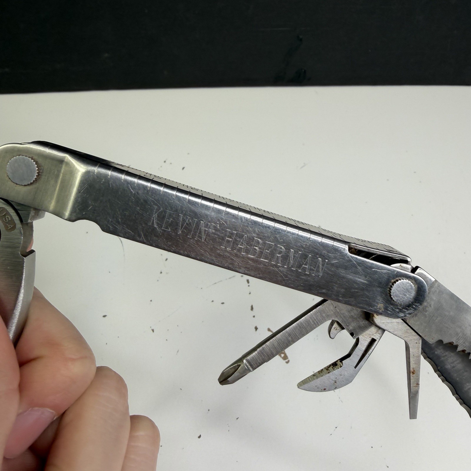 VTG Original Leatherman Super Tool Stainless Steel Multitool Portland USA