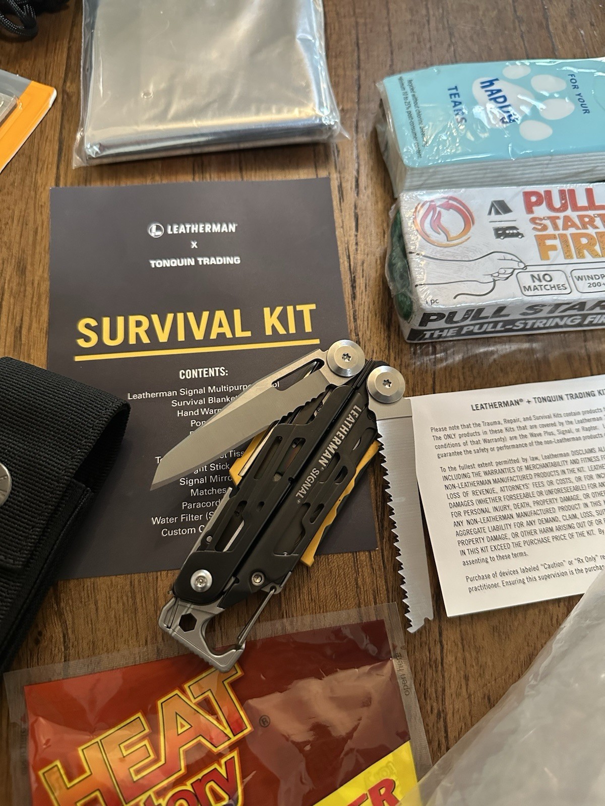 Leatherman X Tonquin Trading Survival Kit w/ Insert and Signal, Limited Edition