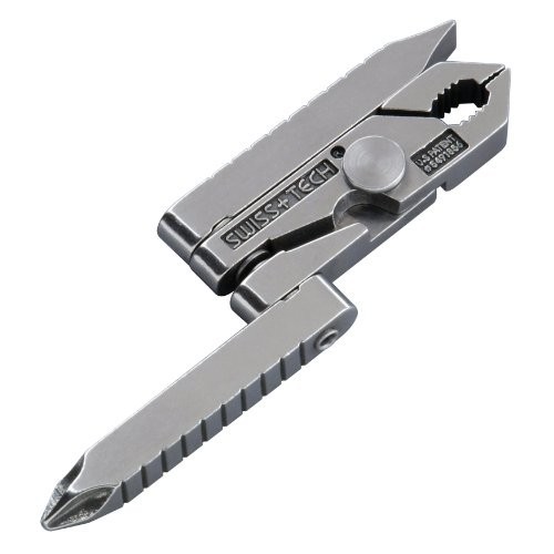 Stainless Steel 6-in-1 Key Chain Multi Tool, Polished Finish, Compact & Durable
